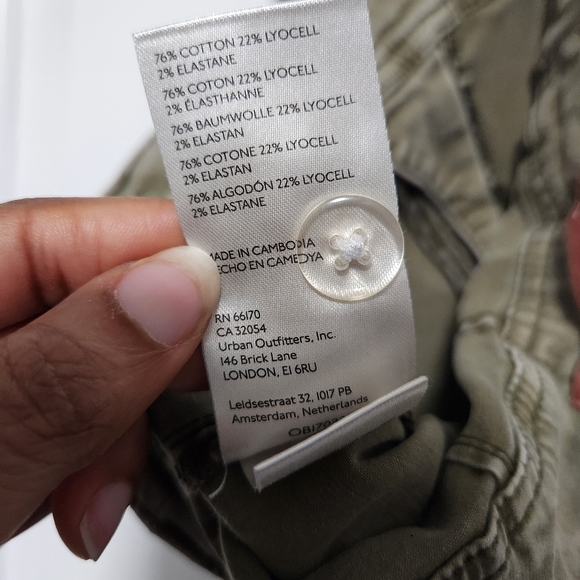 Pilcro The Demuline Boot Pants Green Size 31 - Picture 7 of 7